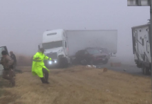 Photo of Fotógrafo captó un choque catastrófico en Texas