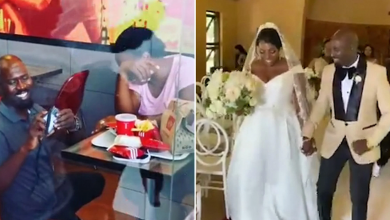 Photo of Pidió matrimonio en KFC y éste le otorga la boda de sus sueños