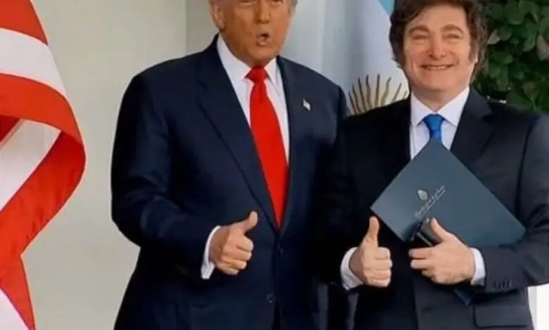 Visita del presidente argentino a la Casa Blanca