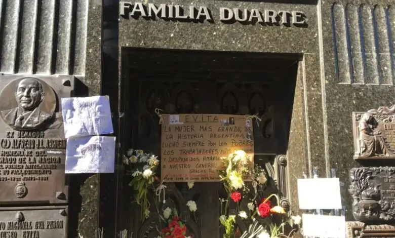 Tumba de Eva Perón en Recoleta
