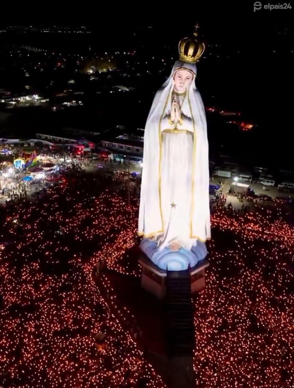 Crato presenta su monumental imagen mariana